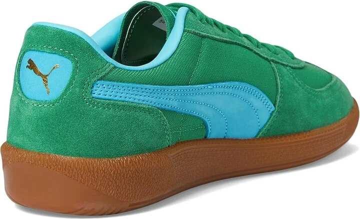 PUMA Palermo Vintage Shoes Men's Snow Shoes Archive Green/Bright Aqua : 8.5 D - Medium, Leather/Suede - Image 4