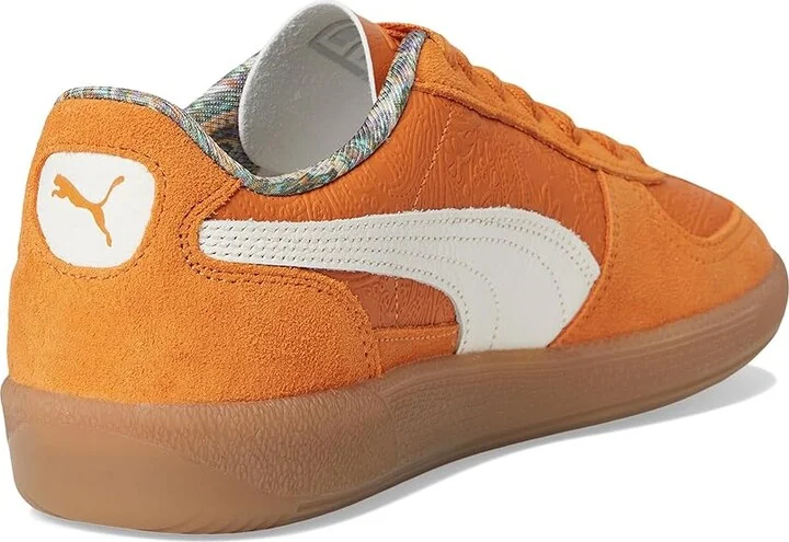 PUMA Palermo Vintage Shoes Men's Snow Shoes Dark Poppy/Warm White : 8 D - Medium, Leather/Suede - Image 4