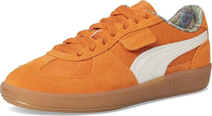 PUMA Palermo Vintage Shoes Men's Snow Shoes Dark Poppy/Warm White : 8 D - Medium, Leather/Suede - Image 5