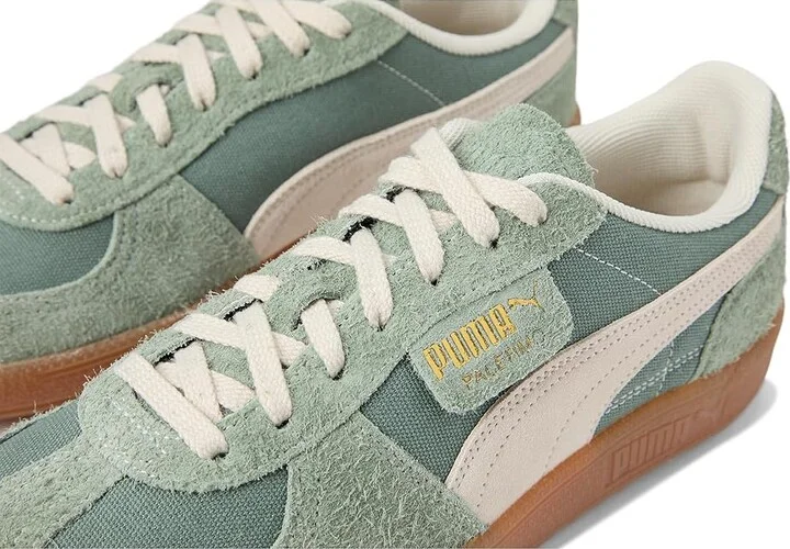 PUMA Palermo Vintage Shoes Men's Snow Shoes Green Moon/Alpine Snow : 10 D - Medium - Image 7