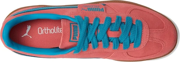 PUMA Palermo Vintage Shoes Men's Snow Shoes Peach Frost/Tropical Blue : 10 D - Medium, Leather/Suede - Image 2