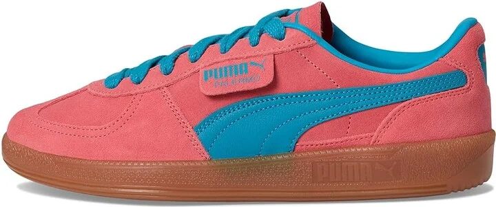 PUMA Palermo Vintage Shoes Men's Snow Shoes Peach Frost/Tropical Blue : 10 D - Medium, Leather/Suede - Image 6