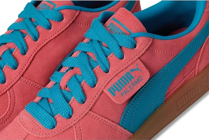 PUMA Palermo Vintage Shoes Men's Snow Shoes Peach Frost/Tropical Blue : 10 D - Medium, Leather/Suede - Image 7