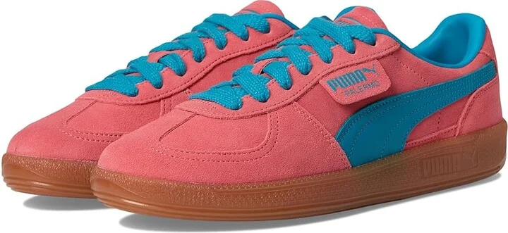 PUMA Palermo Vintage Shoes Men's Snow Shoes Peach Frost/Tropical Blue : 10 D - Medium, Leather/Suede
