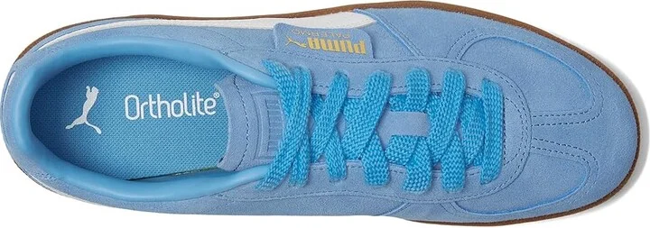 PUMA Palermo Vintage Shoes Men's Snow Shoes Team Light Blue/Puma White : 14 D - Medium, Leather/Suede - Image 2
