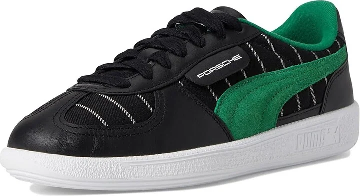PUMA Porsche Legacy Palermo Sneakers Men's Snow Shoes Puma Black/Archive Green : 13 D - Medium - Image 5