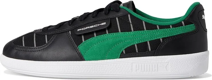PUMA Porsche Legacy Palermo Sneakers Men's Snow Shoes Puma Black/Archive Green : 13 D - Medium - Image 6