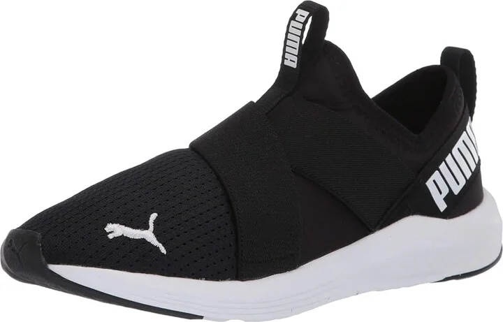 PUMA Prowl Slip-On Women's Shoes Puma Black/Puma White : 5.5 B - Medium, Textile - Image 2