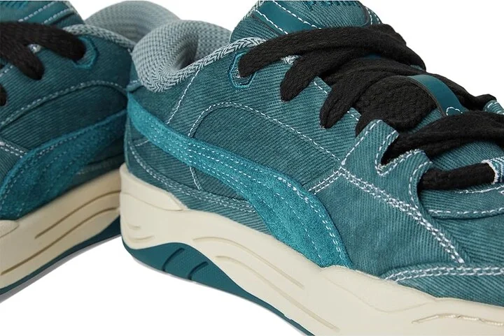 PUMA PUMA-180 Men's Lace up casual Shoes Cold Green/PUMA Black : 11 D - Medium, Leather - Image 7