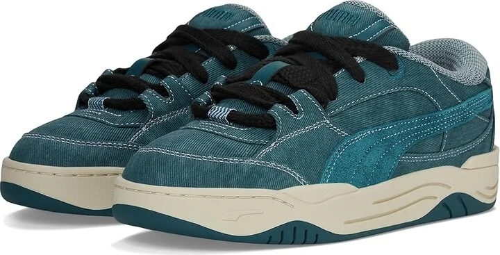 PUMA PUMA-180 Men's Lace up casual Shoes Cold Green/PUMA Black : 11 D - Medium, Leather