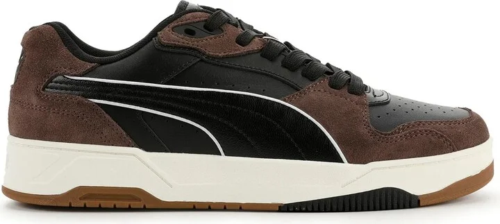 Brown/Black Suede