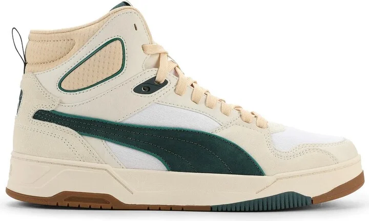 White/Green/Beige