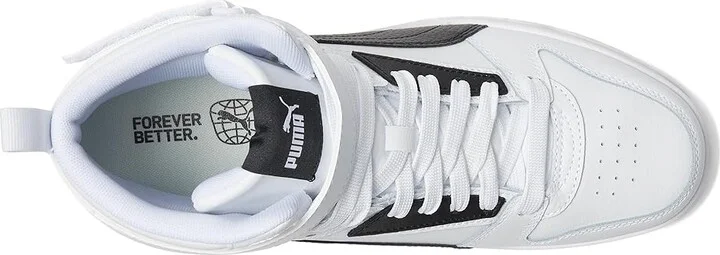 PUMA RBD Game Men's Shoes Puma White/Puma Black/Puma Team Gold : 11.5 D - Medium, Leather/Synthetic - Image 2