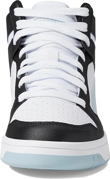 PUMA Rebound Layup Mid Shoes Women's Boots Puma White/Frosted Dew/Puma Black : 7 B - Medium, Leather - Image 5