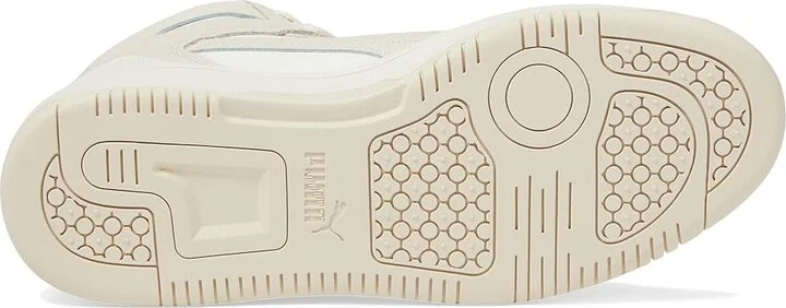 PUMA Rebound Layup Mid Shoes Women's Boots Warm White/Alpine Snow/Sugared Almond : 10.5 B - Medium, Leather - Image 3