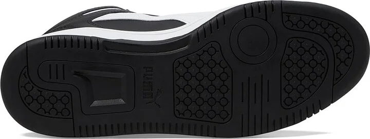 PUMA Rebound Layup Sneakers Men's Snow Shoes Puma Black/Puma White : 13 D - Medium, Leather - Image 4