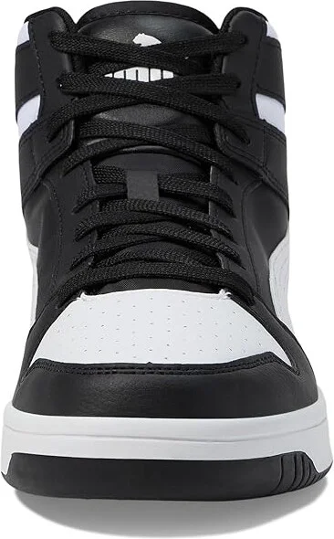 PUMA Rebound Layup Sneakers Men's Snow Shoes Puma Black/Puma White : 13 D - Medium, Leather - Image 6