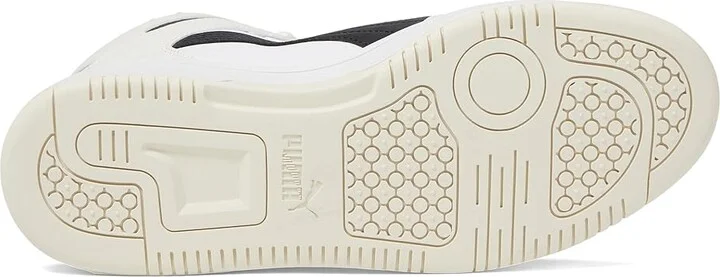 PUMA Rebound Layup Sneakers Men's Snow Shoes Vaporous Gray/PUMA Black/PUMA White : 11 D - Medium, Leather - Image 3
