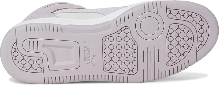 PUMA Rebound Layup Stone Women's Lace up casual Shoes Feather Gray/Marble/Puma Team Gold : 6 B - Medium, Leather - Image 3