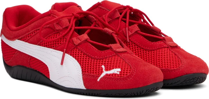PUMA Red Speedcat Go Sneakers - Image 4