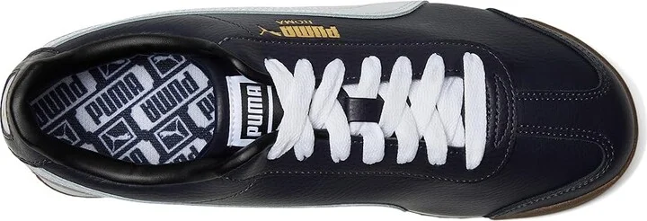 PUMA Roma 24 Standard Men's Lace up casual Shoes New Navy/Puma White : 10 D - Medium, Leather - Image 2