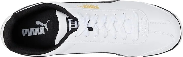 PUMA Roma Basic Men's Shoes White/Black : 6.5 D - Medium, Leather - Image 3