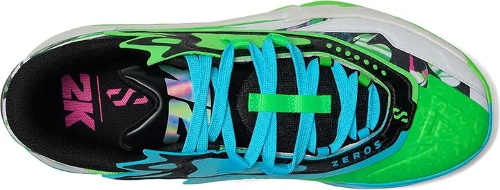 PUMA Scoot Zeros II Basketball Shoes Men's Basketball Shoes Bright Aqua/Feather Gray : 9 D - Medium, Synthetic/Textile - Image 2