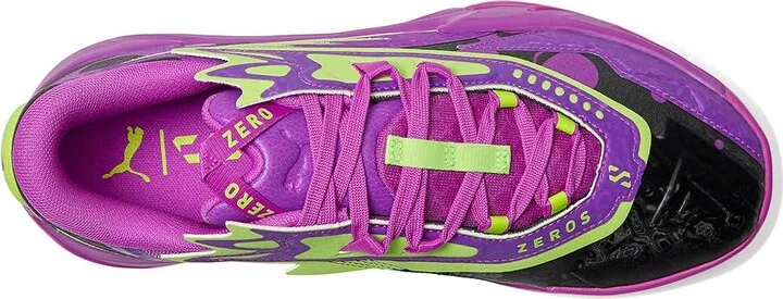 PUMA Scoot Zeros II Basketball Shoes Men's Basketball Shoes Pure Magenta/Green Glare : 7 D - Medium, Synthetic/Textile - Image 2