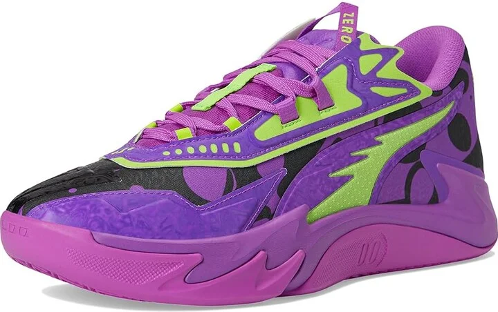 PUMA Scoot Zeros II Basketball Shoes Men's Basketball Shoes Pure Magenta/Green Glare : 7 D - Medium, Synthetic/Textile - Image 5