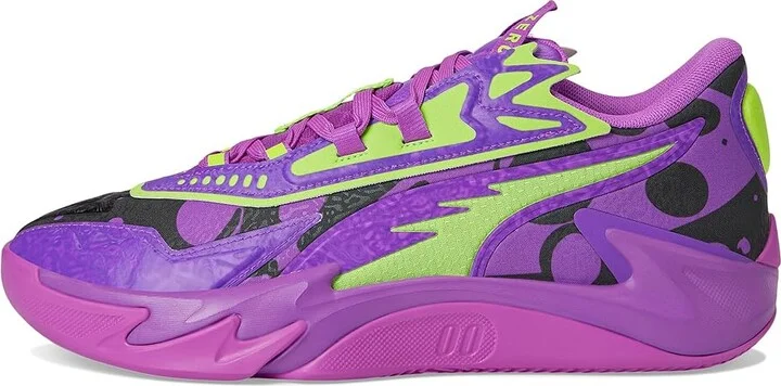 PUMA Scoot Zeros II Basketball Shoes Men's Basketball Shoes Pure Magenta/Green Glare : 7 D - Medium, Synthetic/Textile - Image 6