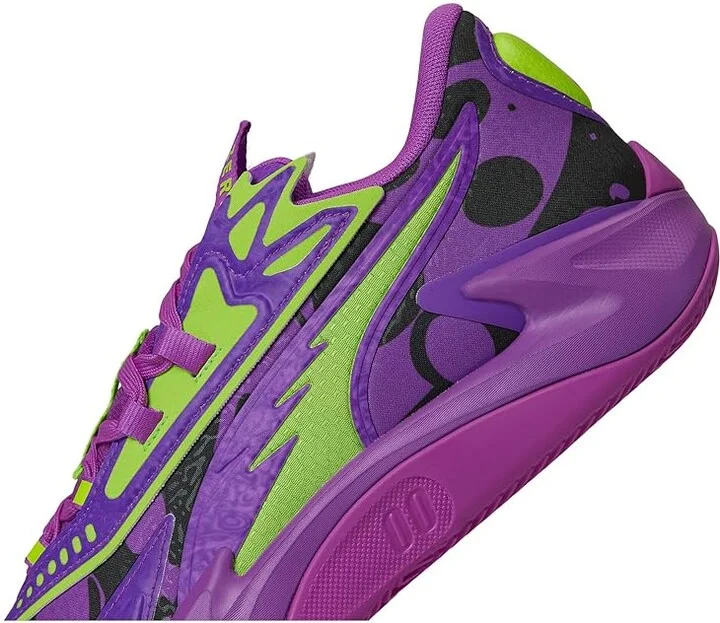 PUMA Scoot Zeros II Basketball Shoes Men's Basketball Shoes Pure Magenta/Green Glare : 7 D - Medium, Synthetic/Textile - Image 7