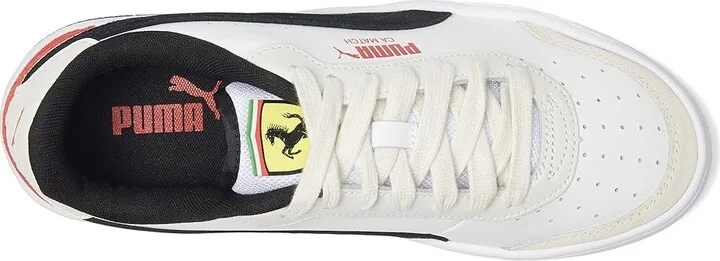 PUMA Scuderia Ferrari Ca Match Shoes Men's Shoes White/Vapor Gray/White : 11.5 D - Medium, Faux Leather - Image 2