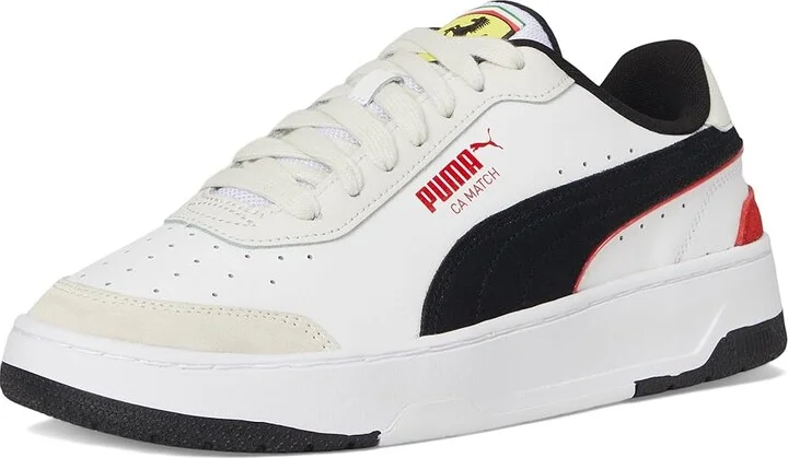 PUMA Scuderia Ferrari Ca Match Shoes Men's Shoes White/Vapor Gray/White : 11.5 D - Medium, Faux Leather - Image 5