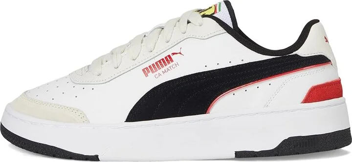 PUMA Scuderia Ferrari Ca Match Shoes Men's Shoes White/Vapor Gray/White : 11.5 D - Medium, Faux Leather - Image 6