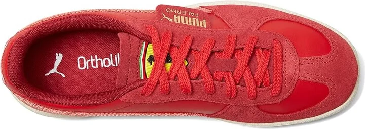 PUMA Scuderia Ferrari Palermo Sneakers Men's Snow Shoes Rosso Corsa/Peach Frost : 10.5 D - Medium, Leather/Suede - Image 2