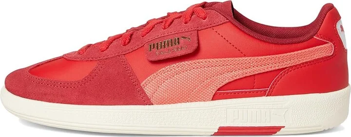 PUMA Scuderia Ferrari Palermo Sneakers Men's Snow Shoes Rosso Corsa/Peach Frost : 10.5 D - Medium, Leather/Suede - Image 6
