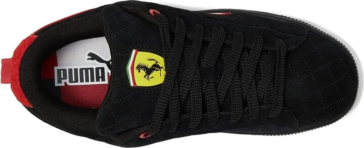 PUMA Scuderia Ferrari Suede XL Hero Sneakers Men's Snow Shoes Puma Black/Warm White : 9 D - Medium - Image 2