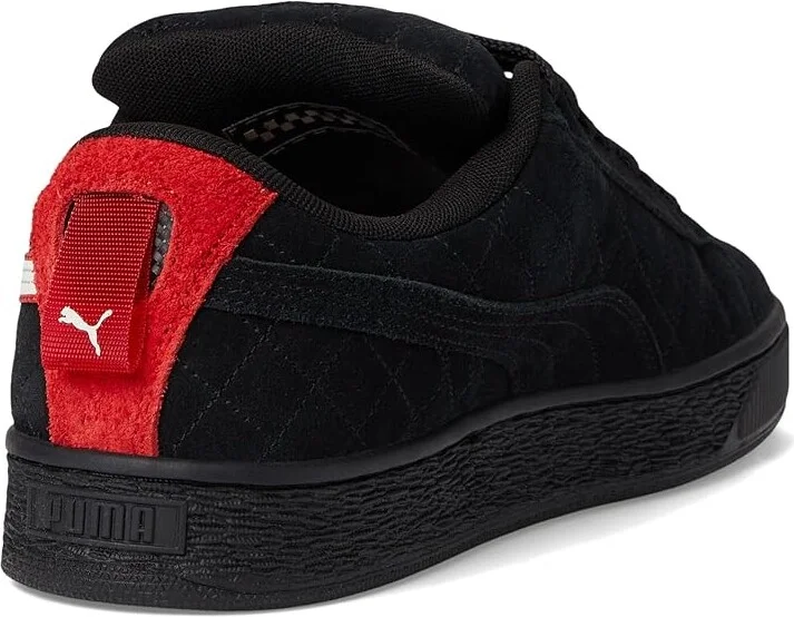 PUMA Scuderia Ferrari Suede XL Hero Sneakers Men's Snow Shoes Puma Black/Warm White : 9 D - Medium - Image 4