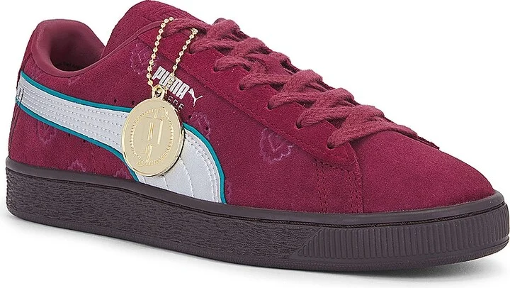 Puma Select x One Piece Suede in Burgundy - Image 2