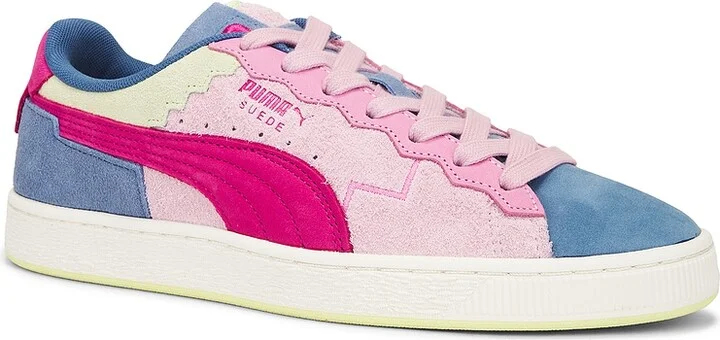 Puma Select x Squid Game Suede Sneakers in Rose - Image 2