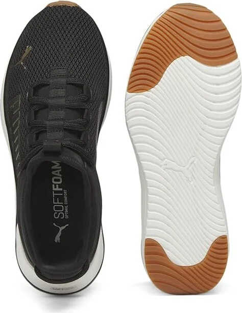 PUMA Softride Astro Slip Women's Shoes Puma Black/Gold : 11 B - Medium, Rubber - Image 2