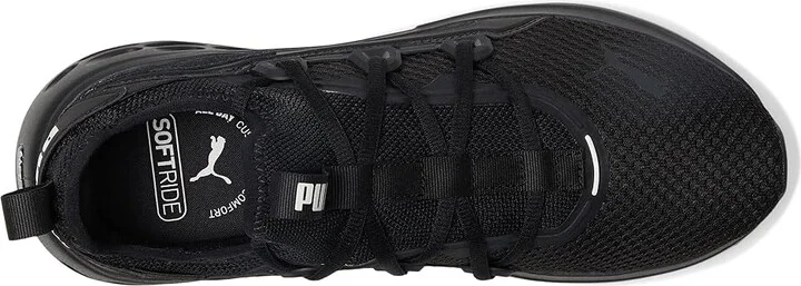 PUMA Softride Frequence Shoes Men's Walking Shoes Black/Glacial Gray : 7 D - Medium, Textile - Image 2