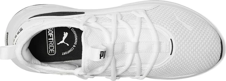 PUMA Softride Frequence Shoes Men's Walking Shoes White/Feather Gray/Black : 10 D - Medium, Textile - Image 2