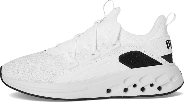 PUMA Softride Frequence Shoes Men's Walking Shoes White/Feather Gray/Black : 10 D - Medium, Textile - Image 6