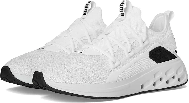PUMA Softride Frequence Shoes Men's Walking Shoes White/Feather Gray/Black : 10 D - Medium, Textile