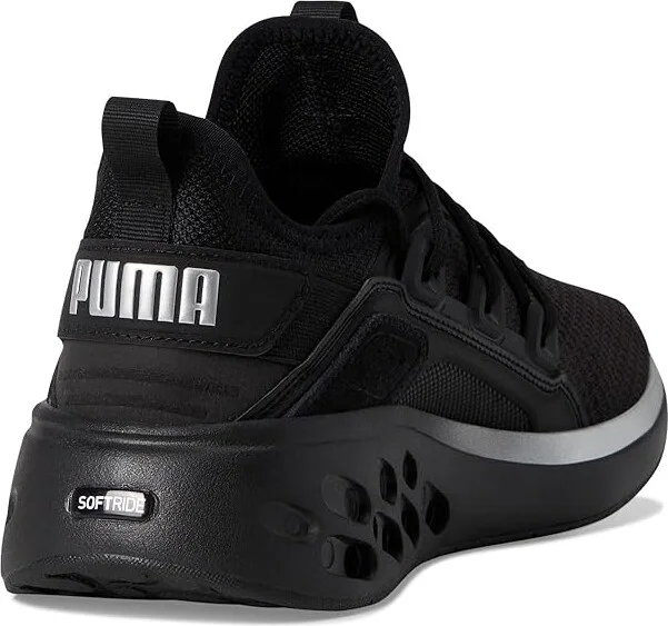 PUMA Softride Frequence Shoes Women's Walking Shoes Black/Silver : 11 B - Medium, Textile - Image 4
