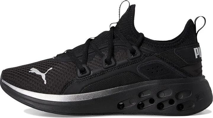 PUMA Softride Frequence Shoes Women's Walking Shoes Black/Silver : 11 B - Medium, Textile - Image 6