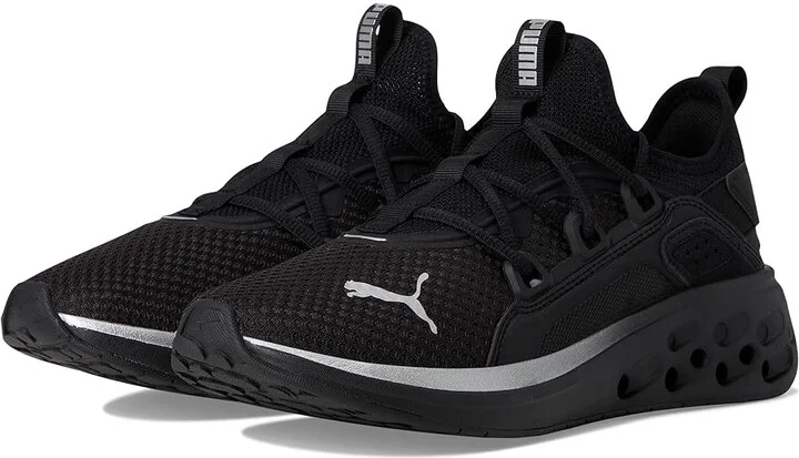 PUMA Softride Frequence Shoes Women's Walking Shoes Black/Silver : 11 B - Medium, Textile