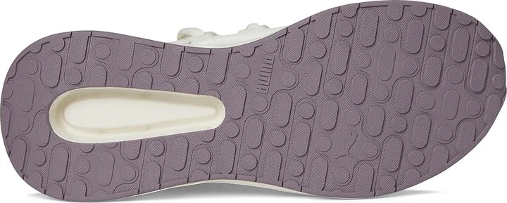 PUMA Softride Frequence Shoes Women's Walking Shoes Warm White/Plum Jam/Fluro Yellow Pes : 6 B - Medium, Textile - Image 3