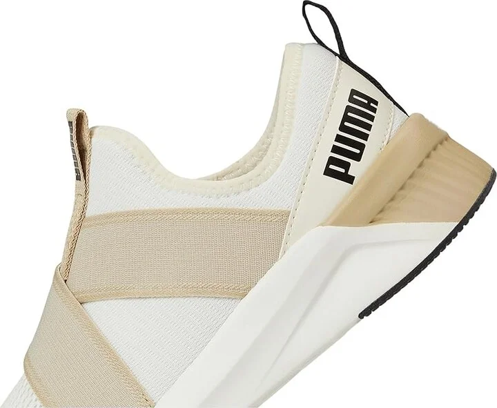 PUMA Softride Harli Slip-On Cross Training Shoes Women's Running Shoes Warm White-Toasted Almond-Puma Black : 10.5 B - Medium - Image 7